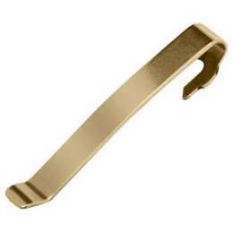Универсална щипка Leatherman Quick-Release Engravable Pocket Clip златен PVD BRASS