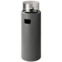 Газова камина Enders Nova LED L сив Gray/Black