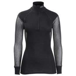 Дамско поло Brynje of Norway Lady Wool Thermo Zip-polo черен