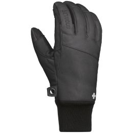 Мъжки скиорски ръкавици SnowLife SGlove Leather черен black