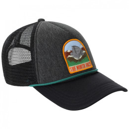 Шапка с козирка The North Face Valley Trucker тъмно сив
