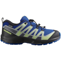 Детски обувки Salomon Xa Pro V8 Waterproof син Nautical Blue / Black / Sharp Green