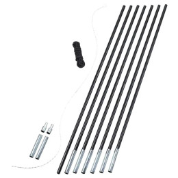 Резервни части Easy Camp Pole DIY Set 8,5 mm черен Black