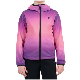 Детско софтшел яке 4F Softshell Jacket F603 Multicolour 3 Allover розов Multicolour 3 Allover