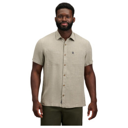 Мъжка риза Black Diamond M Scenic Route Ss Shirt бежов Pine Smoke-Chalk