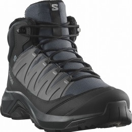 Мъжки обувки Salomon X-Adventure Coldrush Waterproof сив Asphalt / Black / Alloy