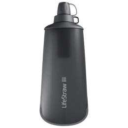 Бутилка с филтър LifeStraw Peak Squeeze Bottle 1L черен Dark Grey
