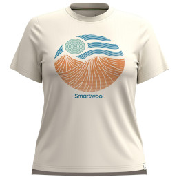 Дамска тениска Smartwool Horizon View Short Sleeve Graphic Tee бежов almond