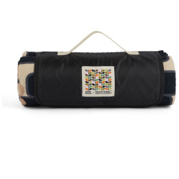 Одеяло за пикник Regatta Orla Kiely Printed Picnic Blanket черен/бежов Giant Square Flower Mono