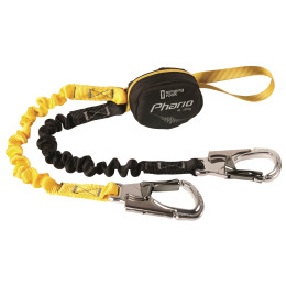 Осигурителен ремък Singing Rock Phario Palm черен/жълт