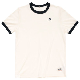 Тениска Devold Archive Ringer Tee бял WHITE/INK