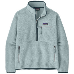 Дамски суитшърт Patagonia Retro Pile Marsupial светло син Virtually Blue