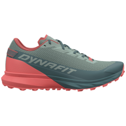 Дамски обувки за бягане Dynafit Ultra W зелен/червен 3081 - Atlantic/Jadelite