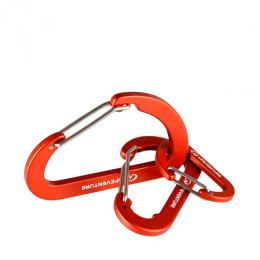 Карабинер LifeVenture Karabiners (3 Pack) червен