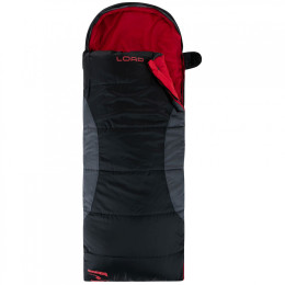 Детски спален чувал Loap Salmo KID черен/сив