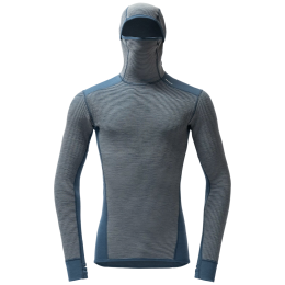 Функционален мъжки суитшърт Devold Reverso Merino Hoodie Man син Griffin