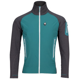Мъжко яке High Point Merino Alpha черен/зелен