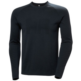 Функционална мъжка тениска Helly Hansen Lifa Merino Knitevo Crew черен 990 Black
