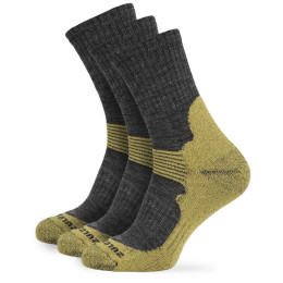 Чорапи Zulu Merino Allseason 3-pack сив/жълт grey/yellow