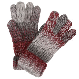 Ръкавици Regatta Frosty Glove VI сив/червен Cabernet