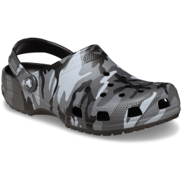 Пантофи Crocs Classic Camouflage Clog черен/сив Black/Slate Grey