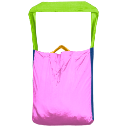 Чанта през рамо Ticket to the moon Eco Bag Large 30L розов