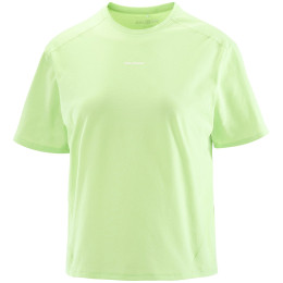 Дамска тениска Salomon Trackline SS Tee зелен Butterfly