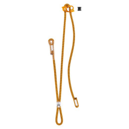 Двоен осигурителен ремък Petzl Dual Connect Adjust оранжев Orange