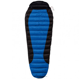 Пухен спален чувал Warmpeace Viking 300 210 cm wide син blue/grey/black