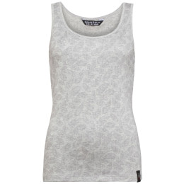 Дамска тениска без ръкав Chillaz Telendos Feather Ornament светло сив LightGrayMelange