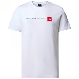 Мъжка тениска The North Face S/S Never Stop Exploring Tee бял