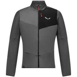 Функционален мъжки суитшърт Salewa Ortles Fleece Fz M сив onyx/0910
