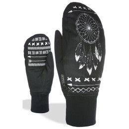 Дамски ръкавици Level Bliss Coral Mitt черен/бял Blackwhite