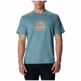 Мъжка тениска Columbia Kwick Hike™ Graphic SS Tee син