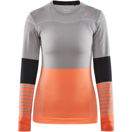 Дамска тениска Craft triko Fuseknit Comfort Blocked сив MonumentTrace