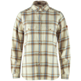 Дамска риза Fjällräven Övik Heavy Flannel Shirt W бежов Chalk White-Fossil