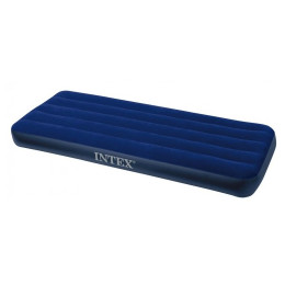 Надуваем дюшек Intex Cot Size Classic Downy Airbed син