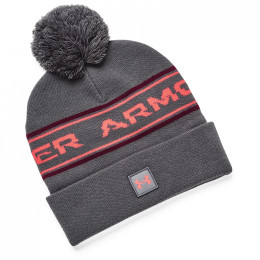 Мъжка зимна шапка Under Armour Halftime Pom Beanie сив