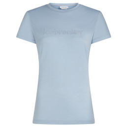 Дамска функционална блуза Icebreaker Women M 150 Tech Lite SS Tee IBStitchlin светло син Zinc Blue