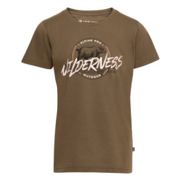 Детска тениска Alpine Pro Faho зелен