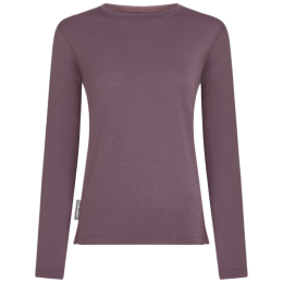 Дамска функционална блуза Icebreaker W Mer 150 Ace LS Tee лилав/сив Grey Plum