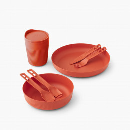 Комплект прибори Sea to Summit Passage Dinnerware Set 1P 7 Piece червен