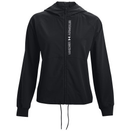 Дамско яке Under Armour Woven FZ Jacket черен