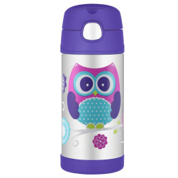 Детски термос Thermos Funtainer Sova лилав Owl