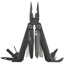 Мултуфункционален инструмент Leatherman Wave Alpha + Bit Kit черен OBSIDIAN