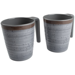 Комплект чаши Bo-Camp Mug Halo 4 бр. сив Grey