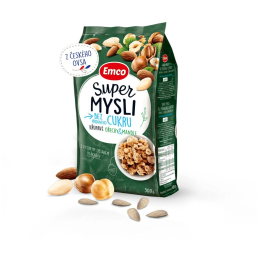 Müsli Emco Super мюсли без добавена захар, с орехи и бадеми 500г