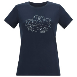 Дамска тениска Regatta Womens Fingal Stretch тъмно син Navy
