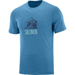 Мъжка тениска Salomon Explore Graphic Ss Tee M син FjordBlue
