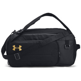 Пътна чанта Under Armour Contain Duo SM BP Duffle черен Black/Metallic Gold